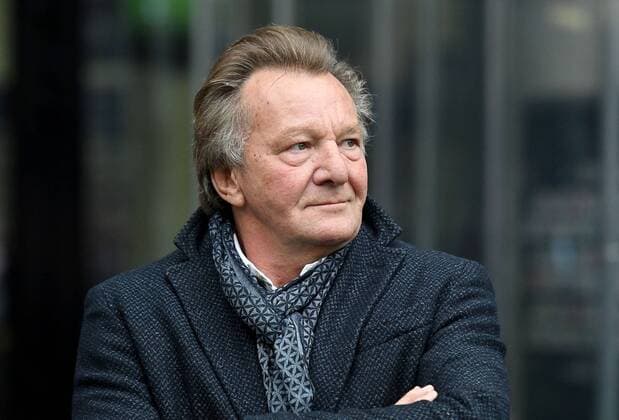 04.02.2017, xfux, Fussball 1.Bundesliga, TSG 1899 Hoffenheim - FSV Mainz 05, emonline, emspor , v.l. Praesident Harald Strutz (FSV Mainz 05) Sinsheim