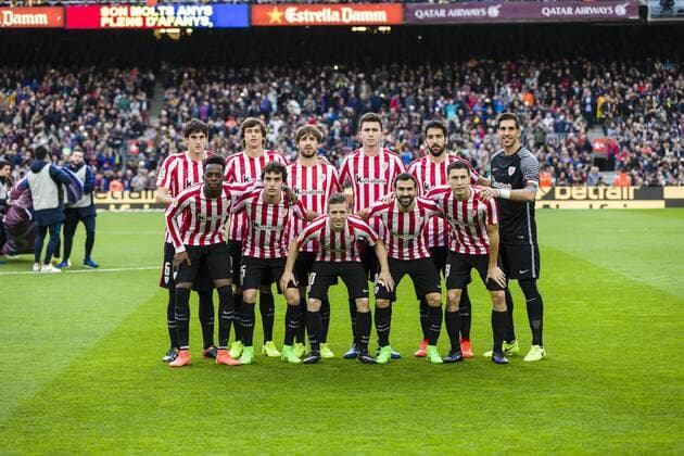 SPAIN - February,4th: Athletic Club initial team during the match between FC Barcelona Barca v Athletic Club, for the round 21 of the Liga Santander, played at Camp Nou Stadium on 4th February 2017 in Barcelona, Spain. (Credit: Mikel Trigueros Urbanandsport Cordon Press) Cordon Press  xMikelxTriguerosx xSPAINx-xFCxBarcelonaxvxAthleticxClubx-xLigaxSANTANDERx-x2016 17x-xRoundx21x