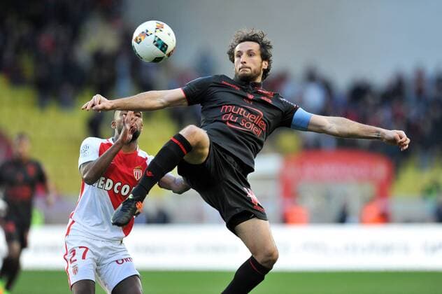 04 Paul BAYSSE (nice) - Fussball Frankreich, Ligue 1, AS Monaco vs. OGC Nice - 04 02 2017 FEP Panoramic 