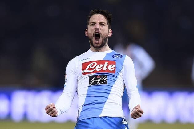 Bilder des Tages - SPORT Db Bologna 04 02 2017 - Football Serie A FC Bologna- SSC Napoli Dries Mertens 