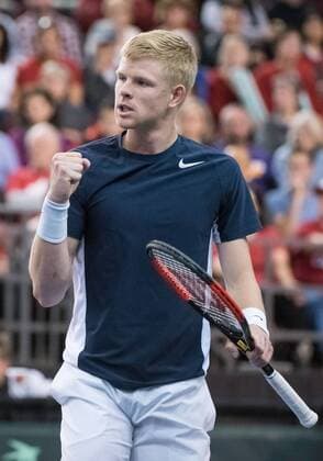February 5, 2017 - Ottawa, Ontario, Canada - OTTAWA, ON - FEBRUARY 5: Kyle Edmund of Great Britain in action during his singles match against Canada on day three of the Davis Cup World Group tie between Canada and Great Britain at TD Place Arena on February 5, 2017 in Ottawa, Ontario, Canada. Tennis: Canada v GB: Davis Cup by BNP Paribas World Group First Round - ZUMAk120 20170205_zap_k120_049 Copyright: xStevexKingsmanx