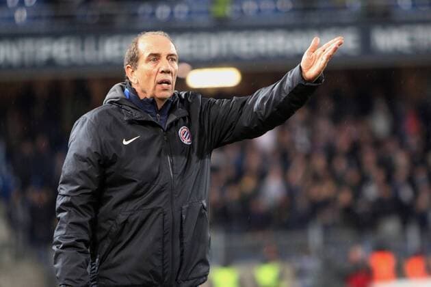 Jean Louis Gasset, Coach MHSC FOOTBALL : Montpellier HSC vs SC Bastia - Ligue 1 - 04 02 2017 RichardGosselin Panoramic 