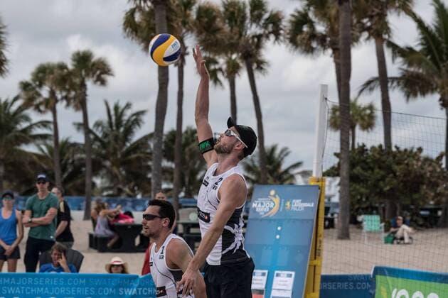 FIVB World Tour 2017 - Fort Lauderdale Major - 07.02.2017 Armin Dollinger (GER); FIVB World Tour 2017 - Fort Lauderdale Major am 07.02.2017, Beach Park Fort Lauderdale, Florida, USA xPWx