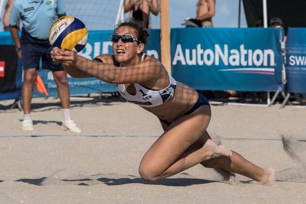 FIVB World Tour 2017 - Fort Lauderdale Major - 07.02.2017 Teresa Mersmann (GER); FIVB World Tour 2017 - Fort Lauderdale Major am 07.02.2017, Beach Park Fort Lauderdale, Florida, USA xPWx