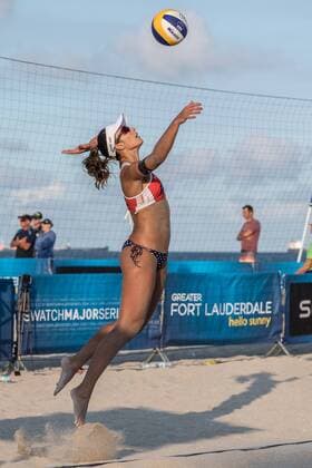 FIVB World Tour 2017 - Fort Lauderdale Major - 07.02.2017 Barbara Seixas De Freitas (BRA); FIVB World Tour 2017 - Fort Lauderdale Major am 07.02.2017, Beach Park Fort Lauderdale, Florida, USA xPWx