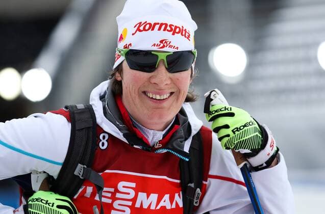 BIATHLON - IBU World Championships Hochfilzen HOCHFILZEN,AUSTRIA,08.FEB.17 - BIATHLON - IBU World Championships, training. Image shows coach Sandra Flunger (AUT). GEPAxpictures xPhilippxBrem