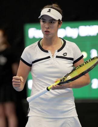 TENNIS - ITF, Fed Cup TALLINN,ESTONIA,09.FEB.17 - TENNIS - ITF, Fed Cup, Europe Africa Zone II, Group 1. Image shows Ines Murta (POR). GEPAxpictures xWalterxLuger