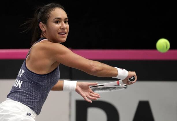 TENNIS - ITF, Fed Cup TALLINN,ESTONIA,09.FEB.17 - TENNIS - ITF, Fed Cup, Europe Africa Zone II, Group 1. Image shows Heather Watson (GBR). GEPAxpictures xWalterxLuger