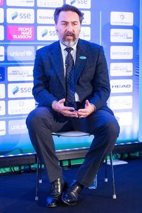 February 9, 2017 - London, London, UK - Mark Devlin, Unicef UK Chief Operating Officer attends the launch of Andrew Murray Live 2017 tennis charity fundraising event. The inaugural event took place last year at the SSE Hydro venue and raised Ã‚Â£290,000 for Unicef and Young PeopleÃ¢â‚¬â ¢s Futures. Andy Murray Live press conference PK Pressekonferenz  - ZUMAt138 77174368st Copyright: xRayxTangx