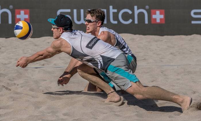 FIVB World Tour 2017 - Fort Lauderdale Major - 09.02.2017 Bennet Poniewaz, David Poniewaz (GER) ; FIVB World Tour 2017 - Fort Lauderdale Major - 09.02.2017 am 09.02.2017, Beach Park Fort Lauderdale, Florida, USA. xPWx