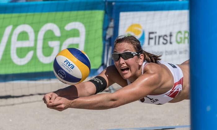 FIVB World Tour 2017 - Fort Lauderdale Major - 09.02.2017 Teresa Mersmann (GER); FIVB World Tour 2017 - Fort Lauderdale Major - 09.02.2017 am 09.02.2017, Beach Park Fort Lauderdale, Florida, USA. xPWx