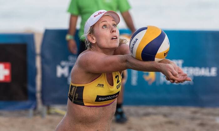 FIVB World Tour 2017 - Fort Lauderdale Major - 09.02.2017 Karla Borger (GER); FIVB World Tour 2017 - Fort Lauderdale Major - 09.02.2017 am 09.02.2017, Beach Park Fort Lauderdale, Florida, USA. xPWx