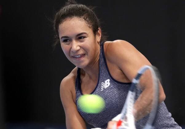 TENNIS - ITF, Fed Cup TALLINN,ESTONIA,10.FEB.17 - TENNIS - ITF, Fed Cup, Europe Africa Zone II, Group 1. Image shows Heather Watson (GBR). GEPAxpictures xWalterxLuger