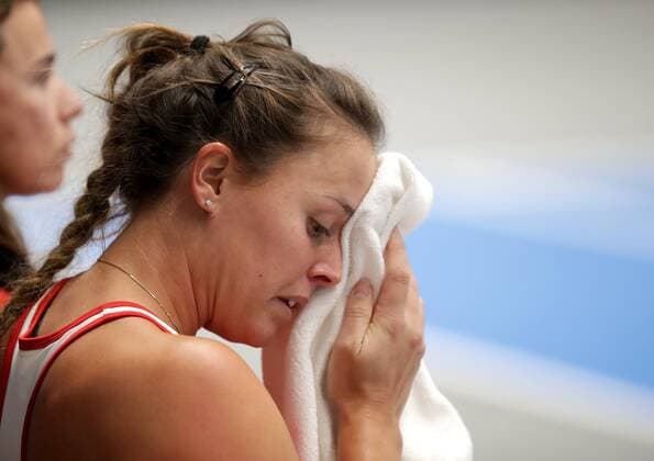 TENNIS - ITF, Fed Cup TALLINN,ESTONIA,10.FEB.17 - TENNIS - ITF, Fed Cup, Europe Africa Zone II, Group 1. Image shows Michelle Larcher de Brito (POR). GEPAxpictures xWalterxLuger