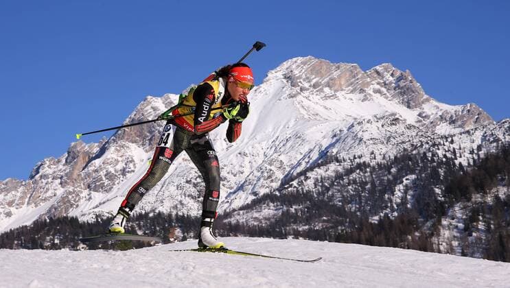 Hochfilzen Biathlon IBU Weltmeisterschaften Hochfilzen, Frauen Sprint, Laura Dahlmeier (GER, 2. Platz)