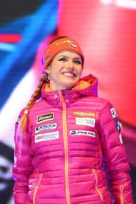 BIATHLON - IBU World Championships Hochfilzen HOCHFILZEN,AUSTRIA,10.FEB.17 - BIATHLON - IBU World Championships, 7.5km sprint, ladies, award ceremony. Image shows Gabriela Koukalova (CZE). GEPAxpictures xMathiasxMandl