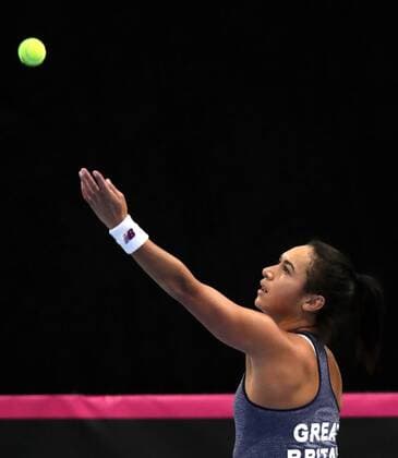 TENNIS - ITF, Fed Cup TALLINN,ESTONIA,11.FEB.17 - TENNIS - ITF, Fed Cup, Europe Africa Zone II, Group 1. Image shows Heather Watson (GBR). GEPAxpictures xWalterxLuger