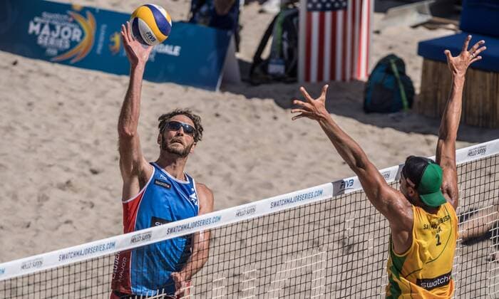 FIVB World Tour 2017 - Fort Lauderdale Major - 11.02.2017 Ryan Doherty (USA); FIVB World Tour 2017 - Fort Lauderdale Major - 11.02.2017 am 11.02.2017, Beach Park Fort Lauderdale, Florida, USA. xPWx