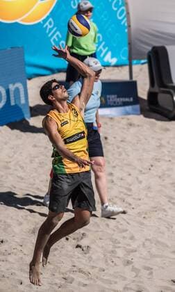 FIVB World Tour 2017 - Fort Lauderdale Major - 11.02.2017 Alvaro Morais Filho (BRA); FIVB World Tour 2017 - Fort Lauderdale Major - 11.02.2017 am 11.02.2017, Beach Park Fort Lauderdale, Florida, USA. xPWx