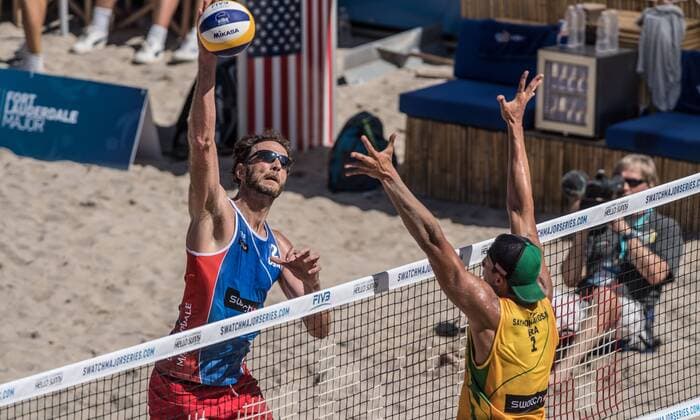 FIVB World Tour 2017 - Fort Lauderdale Major - 11.02.2017 Ryan Doherty (USA); FIVB World Tour 2017 - Fort Lauderdale Major - 11.02.2017 am 11.02.2017, Beach Park Fort Lauderdale, Florida, USA. xPWx