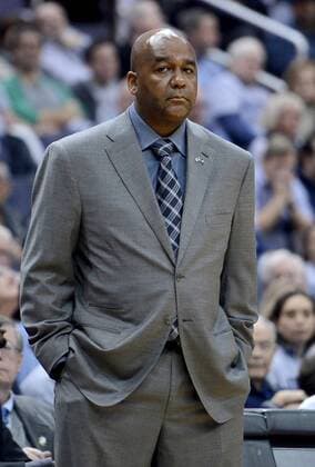 February 11, 2017 - Washington, DC, USA - 20170211 - Georgetown head coach JOHN THOMPSON III is seen during the first half against Marquette at the Verizon Center in Washington. NCAA College League USA Basketball 2017 - Georgetown beats Marquette, 80-62 - ZUMAm139 20170211_zap_m139_015 Copyright: xChuckxMyersx