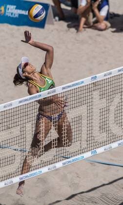 FIVB World Tour 2017 - Fort Lauderdale Major - 11.02.2017 Barbara Seixas De Freitas (BRA); FIVB World Tour 2017 - Fort Lauderdale Major - 11.02.2017 am 11.02.2017, Beach Park Fort Lauderdale, Florida, USA. xPWx