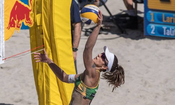 FIVB World Tour 2017 - Fort Lauderdale Major - 11.02.2017 Barbara Seixas De Freitas (BRA); FIVB World Tour 2017 - Fort Lauderdale Major - 11.02.2017 am 11.02.2017, Beach Park Fort Lauderdale, Florida, USA. xPWx