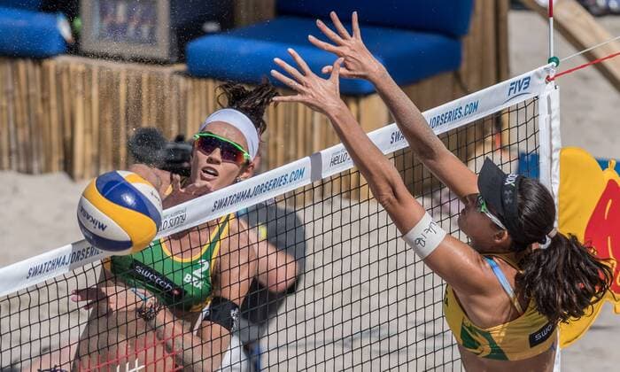 FIVB World Tour 2017 - Fort Lauderdale Major - 11.02.2017 Fernanda Alves (BRA); FIVB World Tour 2017 - Fort Lauderdale Major - 11.02.2017 am 11.02.2017, Beach Park Fort Lauderdale, Florida, USA. xPWx