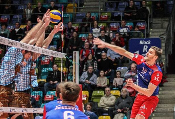 11.02.2017, xilx, Volleyball 1.Bundesliga Herren, United Volleys - TSV Herrsching, emspor, v.l. Frankfurt am Main