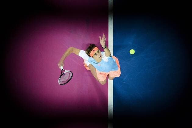 Alexander Zverev (Ger) TENNIS : Open Sud de France 2017 - Montpellier - 12 02 2017 JBAutissier Panoramic 