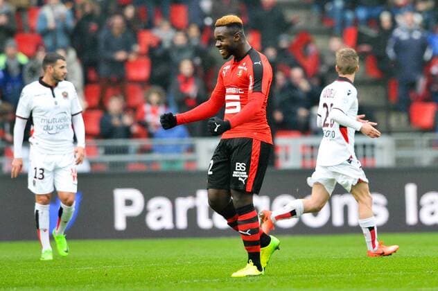 32 Joris GNAGNON (ren) - FOOTBALL : Stade Rennes vs OGC Nice - Ligue 1 - 12 02 2017 FEP Panoramic 