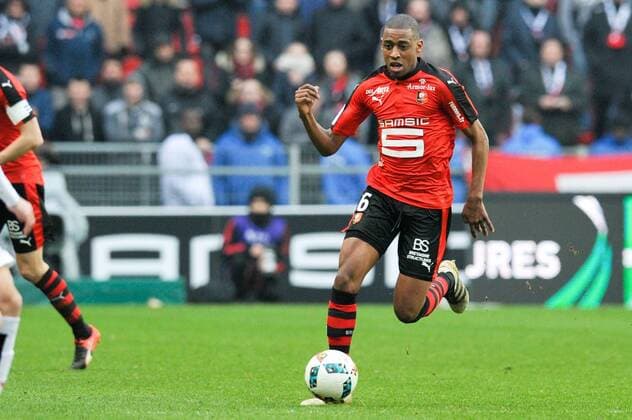 06 GELSON FERNANDES (ren) FOOTBALL : Rennes vs Nice - Ligue 1 - 12 02 2017 FEP Panoramic 