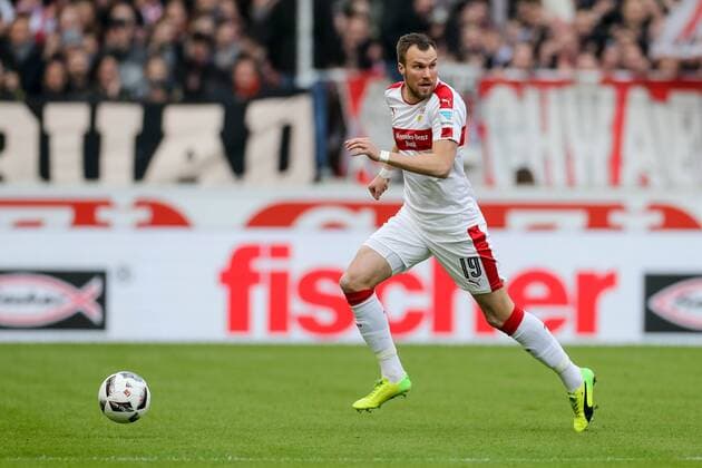 Stuttgart, Deutschland, 12.02.2017, 2. Bundesliga 20. Spieltag, VfB Stuttgart - SV Sandhausen, Kevin Grosskreutz (VFB) in Aktion ( DeFodi507