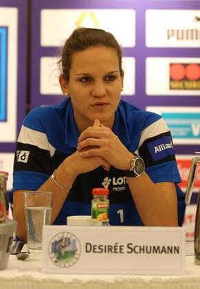 13.02.2017 xcex Deutschland, Frankfurt, Fussball, Frauenfussball Pressekonferenz beim 1. FFC Frankfurt Die Verantwortlichen ziehen Bilanz und geben einen Ausblick auf die zweite Hälfte der Allianz Frauen-Bundesliga Saison 2016 2017 Desiree Schumann