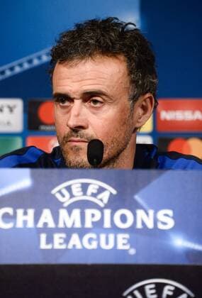Trainer Luis Enrique (FC Barcelona) FOOTBALL : Conference de presse Barcelona - Paris - 13 02 2017 FedericoPestellini PANORAMIC 