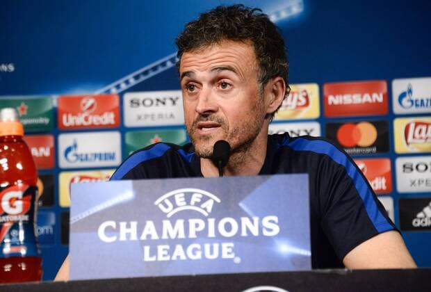 Trainer Luis Enrique (FC Barcelona) FOOTBALL : Conference de presse Barcelona - Paris - 13 02 2017 FedericoPestellini PANORAMIC 