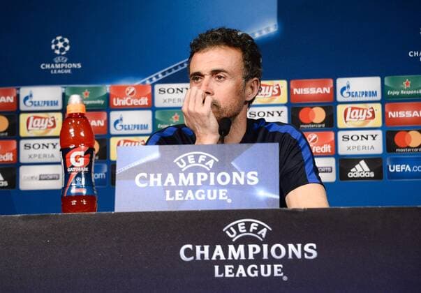 Trainer Luis Enrique (FC Barcelona) FOOTBALL : Conference de presse Barcelona - Paris - 13 02 2017 FedericoPestellini PANORAMIC 
