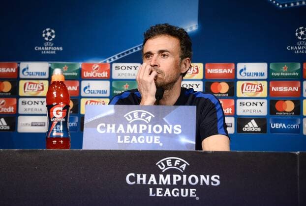 Trainer Luis Enrique (FC Barcelona) FOOTBALL : Conference de presse Barcelona - Paris - 13 02 2017 FedericoPestellini PANORAMIC 