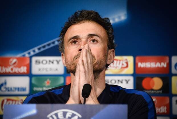 Trainer Luis Enrique (FC Barcelona) FOOTBALL : Conference de presse Barcelona - Paris - 13 02 2017 FedericoPestellini PANORAMIC 