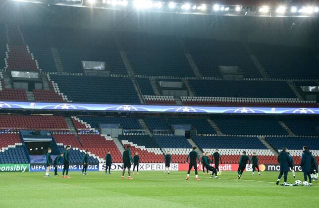 Ambiance FOOTBALL : Entrainement Barcelona - Paris - 13 02 2017 FedericoPestellini PANORAMIC 
