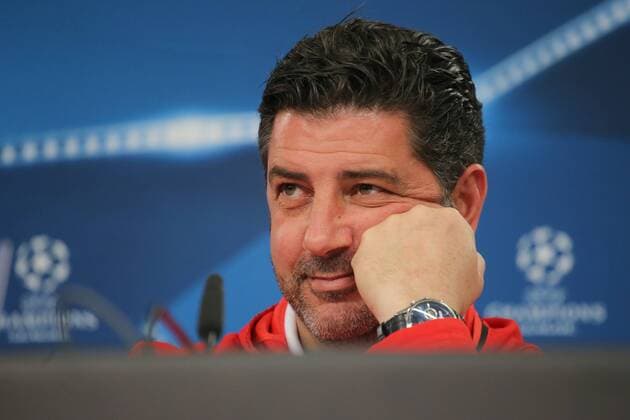 Trainer Rui Vitoria ( Benfica Lissabon ), Pressekonferenz, Benfica Lissabon - Borussia Dortmund, UEFA Champions League, Achtelfinale, Fussball, 13.02.2017, Lissabon Copyright: xLangerx xEibner-Pressefotox EP_HLR