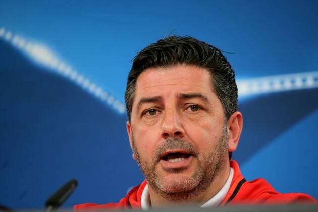 Trainer Rui Vitoria ( Benfica Lissabon ), Pressekonferenz, Benfica Lissabon - Borussia Dortmund, UEFA Champions League, Achtelfinale, Fussball, 13.02.2017, Lissabon Copyright: xLangerx xEibner-Pressefotox EP_HLR