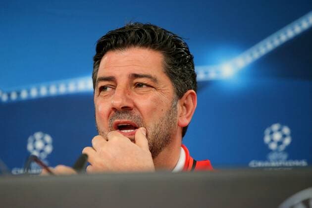 Trainer Rui Vitoria ( Benfica Lissabon ), Pressekonferenz, Benfica Lissabon - Borussia Dortmund, UEFA Champions League, Achtelfinale, Fussball, 13.02.2017, Lissabon Copyright: xLangerx xEibner-Pressefotox EP_HLR