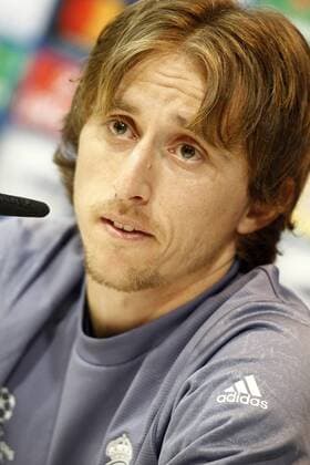 Real Madrid s Luka Modric in press conference PK Pressekonferenz before UEFA Champions League match. February 14,2017.  (2017021471)