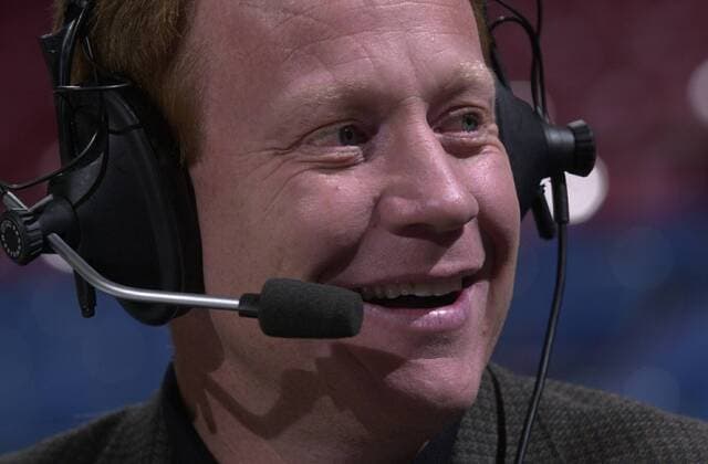 -- Tuesday, April 10, 2001, Sacramento, Calif.-- Grant Napear, the telelvision play-by-play voice of the Sacramento Kings , answers questions from radio listeners on his top rated sports talk show on KHTK 1140 AM Tuesday afternoon. ( The Sacramento Bee ) ZUMA Press Sacramento Bee Image Archive  - ZUMA 77320251st Copyright: xHectorxAmezcuax