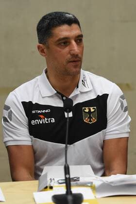 Volleyball, Herren, Saison 2016 17, PK Volleyball-Nationalmannschaft, Bundestrainer Andrea Giani (Deutschland), 14.02.17,