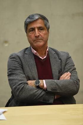 Volleyball, Herren, Saison 2016 17, PK Volleyball-Nationalmannschaft, Manager Kaweh Niroomand (Berlin Recycling Volleys), 14.02.17,