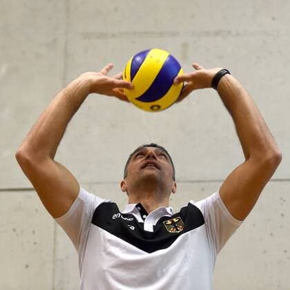 Volleyball, Herren, Saison 2016 17, PK Volleyball-Nationalmannschaft, Bundestrainer Andrea Giani (Deutschland), 14.02.17,