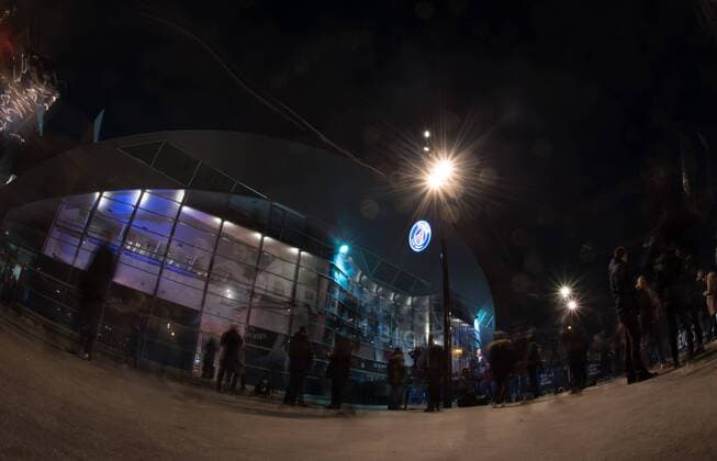 Fußball, CL, Paris St. Germain - FC Barcelona, Fans vor Spielbeginn FOOTBALL : Paris Saint Germain vs FC Barcelona - Ligue des Champions - Paris - 14 02 2017 FedericoPestellini Panoramic 