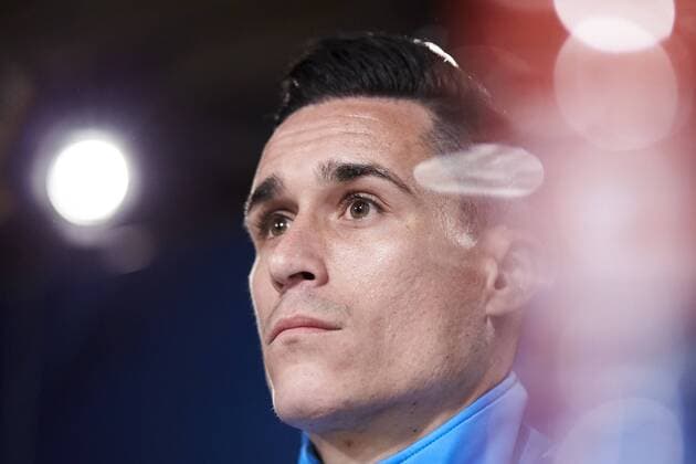 Napoles es forward Jose Callejon during the press conference PK Pressekonferenz before Champions League Match between Real Madrid and Napoles at Santiago Bernabeu Stadium in Spain. February 14, 2017.  (2017021441)